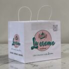 white cake paper bags